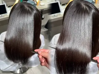 ロング ブリなしWカラー✨️ 髪質改善【タケル】のヘアスタイル