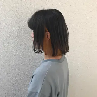 ショート カラー インナーカラー/天神 ブリーチ/吉田のヘアスタイル