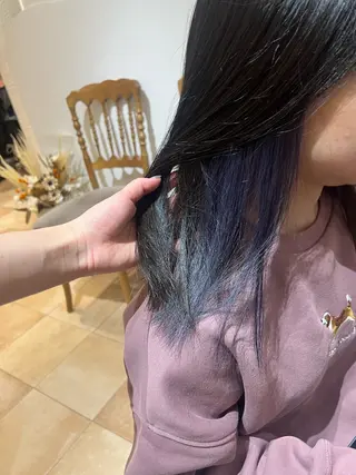 ミディアム カラー 🥀韓国ヘア🥀 宮津真菜のヘアスタイル