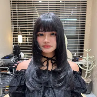 ロング ''透明感カラー'' あんりのヘアスタイル