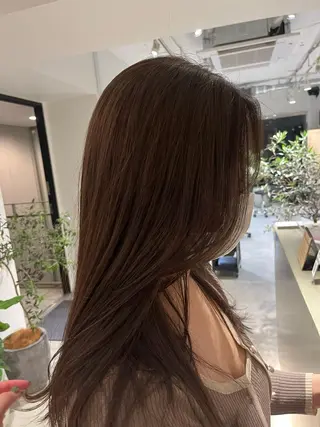 ロング 透明感カラー/似合わ せカット/大島実加永のヘアスタイル
