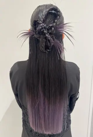 セミロング ヘアアレンジ ヘアアレンジ支持率 No.1🥇RIKOのヘアスタイル