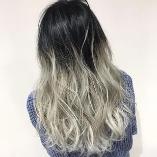 ミディアム カラー AMI Hair  supply所属・髪質改善カラー 韓国風レイヤーのヘアスタイル