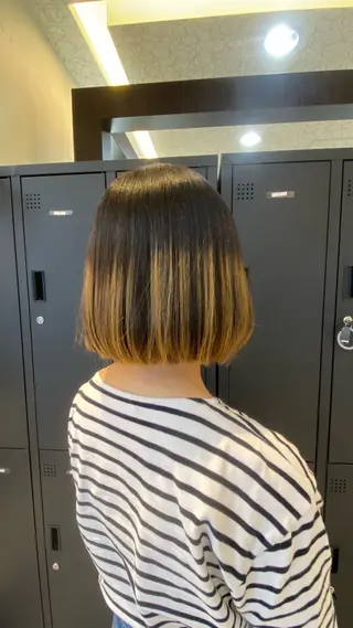 ミディアム seina🩰 ブリーチ/ヘアセットのヘアスタイル