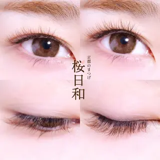 マツエク・マツパ 京都のまつげ桜日和 小島美桜のマツエク・マツパデザイン