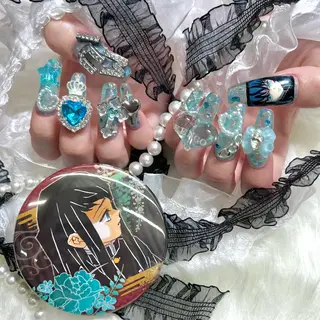 ネイル 痛ネイル🩷渋谷 🧸Yunaのネイルデザイン