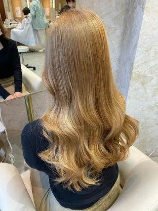 ロング カラー 店長/mao/ 前髪/顔周りカットのヘアスタイル