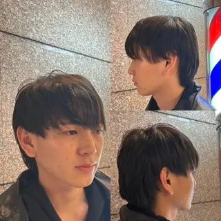 ミディアム 上町理髪店所属・Syunta Sato/佐藤駿太のヘアスタイル