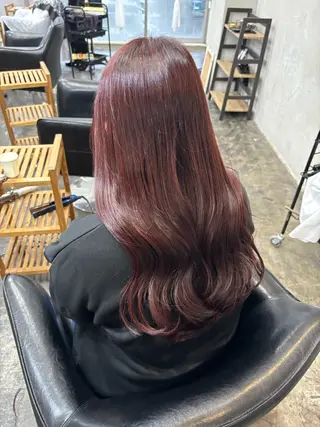 カラー MaisonHALU 松浦光咲のヘアスタイル