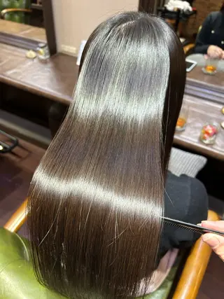 セミロング 福岡美髪研究所Knops〈髪質改善天神店〉所属・田出 尊のヘアスタイル