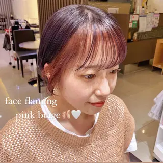 ショート カラー 似合わせカットカラー ♡佐藤捺美のヘアスタイル