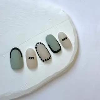 ネイル ⭐︎休業中の練習⭐︎ JNA認定講師髙橋のネイルデザイン