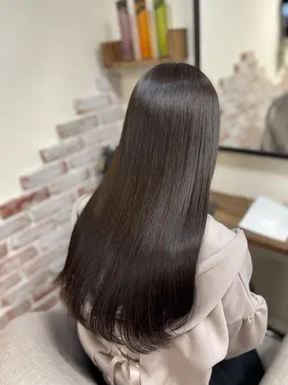 ロング 【髪質改善特化】 新宿/縮毛矯正/セラのヘアスタイル