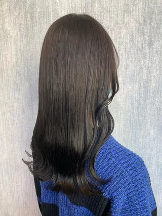 セミロング 💓永坂　美由紀💓 Aujuaソムリエのヘアスタイル