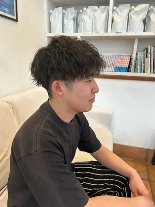 パーマ メンズ ✂︎店長✂︎ ちさきのヘアスタイル