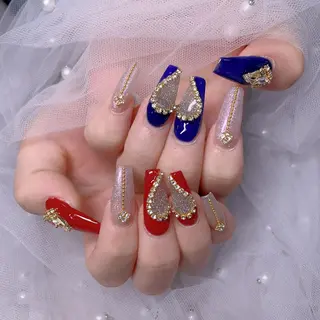 メンズ ネイル Bloom kabukiのネイルデザイン