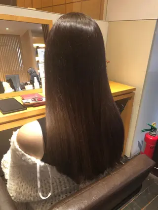 ロング カラー 高山🐬髪質改善 池袋で縮毛矯正のヘアスタイル