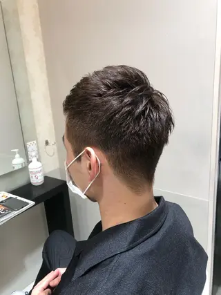 カラー メンズ 山本 かおりのヘアスタイル