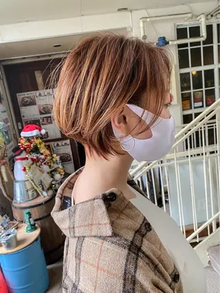 ショート 金田 颯太のヘアスタイル