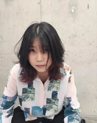 カラー ミディアム Hazumi Ayanoのヘアスタイル