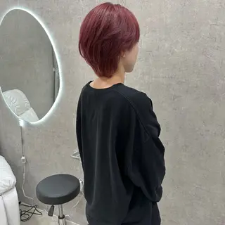 ショート カラー はちすか るかのヘアスタイル