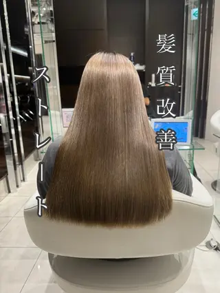 ロング 縮毛/髪質改善 上野颯太のヘアスタイル