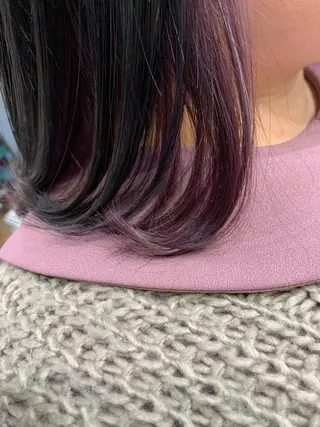 セミロング カラー R ri R takagiのヘアスタイル