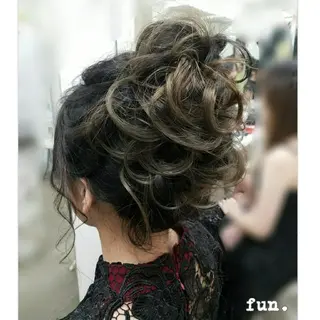 ミディアム ヘアアレンジ fun./ヘアセット /エクステ/着付のその他イメージ