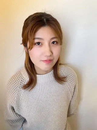 ミディアム カラー arch. 津福店のヘアスタイル