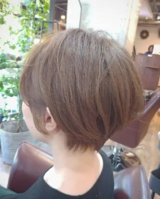 ショート カラー ヘアアレンジ パーマ ペスカ豊崎店　沖縄所属・ショート指名No.1 店長　清水のヘアスタイル