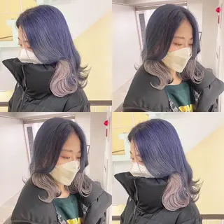 カラー 渋谷:インナーカラー ／🍒エリカ🍒のヘアスタイル