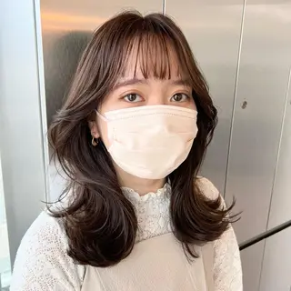 ミディアム 🫧髪質改善•艶カラ ー特化🫧谷奥甲太のヘアスタイル