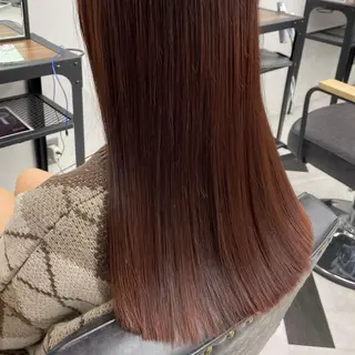 セミロング カラー パーマ ヘアアレンジ メンズ キッズ ネイル マツエク・マツパ アイブロウ mona/ ストレートスタイル✨のヘアスタイル