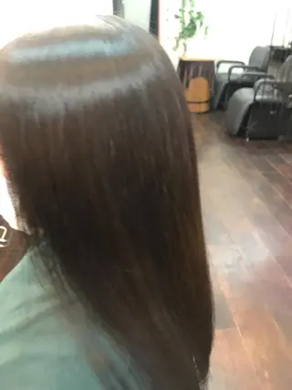 セミロング パーマ 桧山 真のヘアスタイル