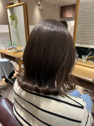 ミディアム カラー 🥀韓国ヘア🥀 宮津真菜のヘアスタイル