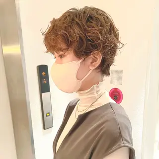 ショート パーマ ヘアアレンジ ✨ショート・ボブ✨ 🌿‬宮脇 彩華🌿のヘアスタイル