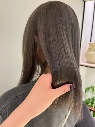 ミディアム 透明感カラー/似合わ せカット/大島実加永のヘアスタイル