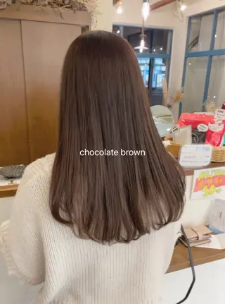 ロング カラー ヘアアレンジ Hair muse'e所属・加藤 愛鈴のヘアスタイル