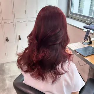 セミロング IS所属・横浜美容室/透明感 カラー/レイヤーのヘアスタイル