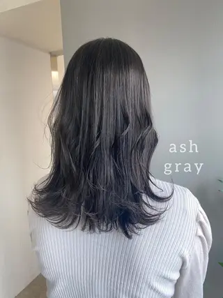 ミディアム カラー ヘアアレンジ ボブ /ニュアンス/ satomi🧸💖のヘアスタイル