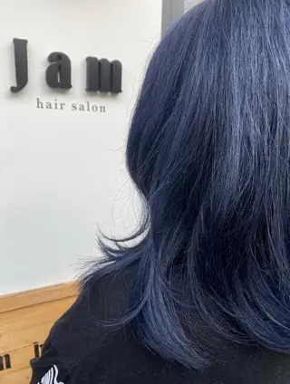 セミロング カラー 暖色艶カラー♥️ nagi♥️のヘアスタイル