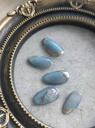 ネイル ⭐︎休業中の練習⭐︎ JNA認定講師髙橋のネイルデザイン