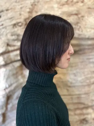 ミディアム 生澤 千尋のヘアスタイル