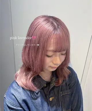 セミロング カラーモデル募集✨️ YUKI🎀☁️のヘアスタイル