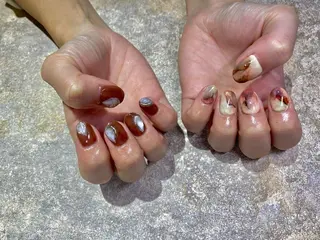 ネイル Amber21.所属・Nagahama Akariのネイルデザイン