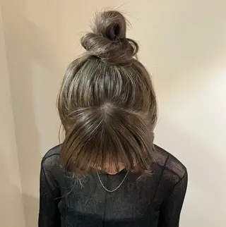 カラー ヘアアレンジ mao /髪質改善 /透明感カラー/伏見のヘアスタイル