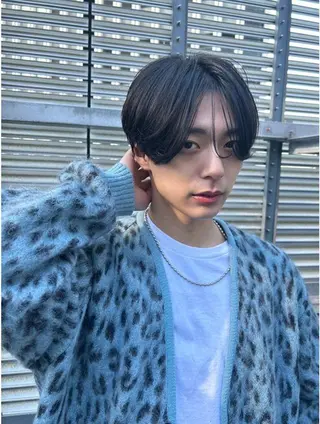 メンズ 髪質改善🇰🇷レイ ヤーカット/艶透明髪のヘアスタイル