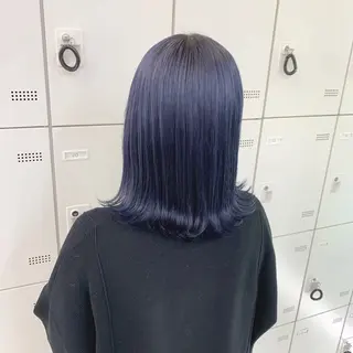 セミロング カラー ヘアアレンジ 〈公式〉🕯️ BABY上野🕯️のヘアスタイル