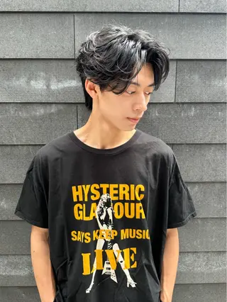 メンズ メンズカット/ フェザーパーマ/げんのヘアスタイル