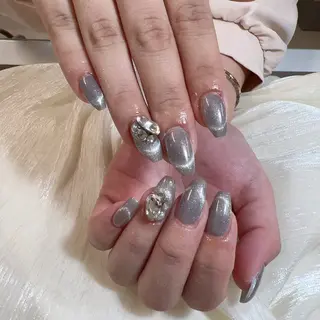 ネイル 🎀nana🫧 ワンホンネイル🎀のネイルデザイン